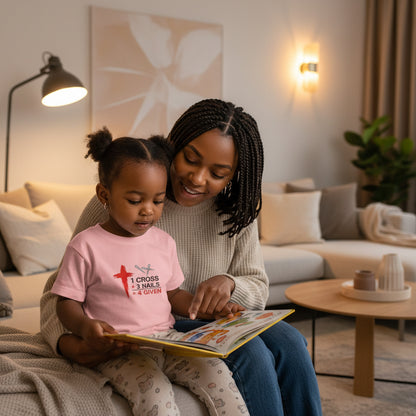 1Cross 3Nails 4Given Toddler Tee Printify