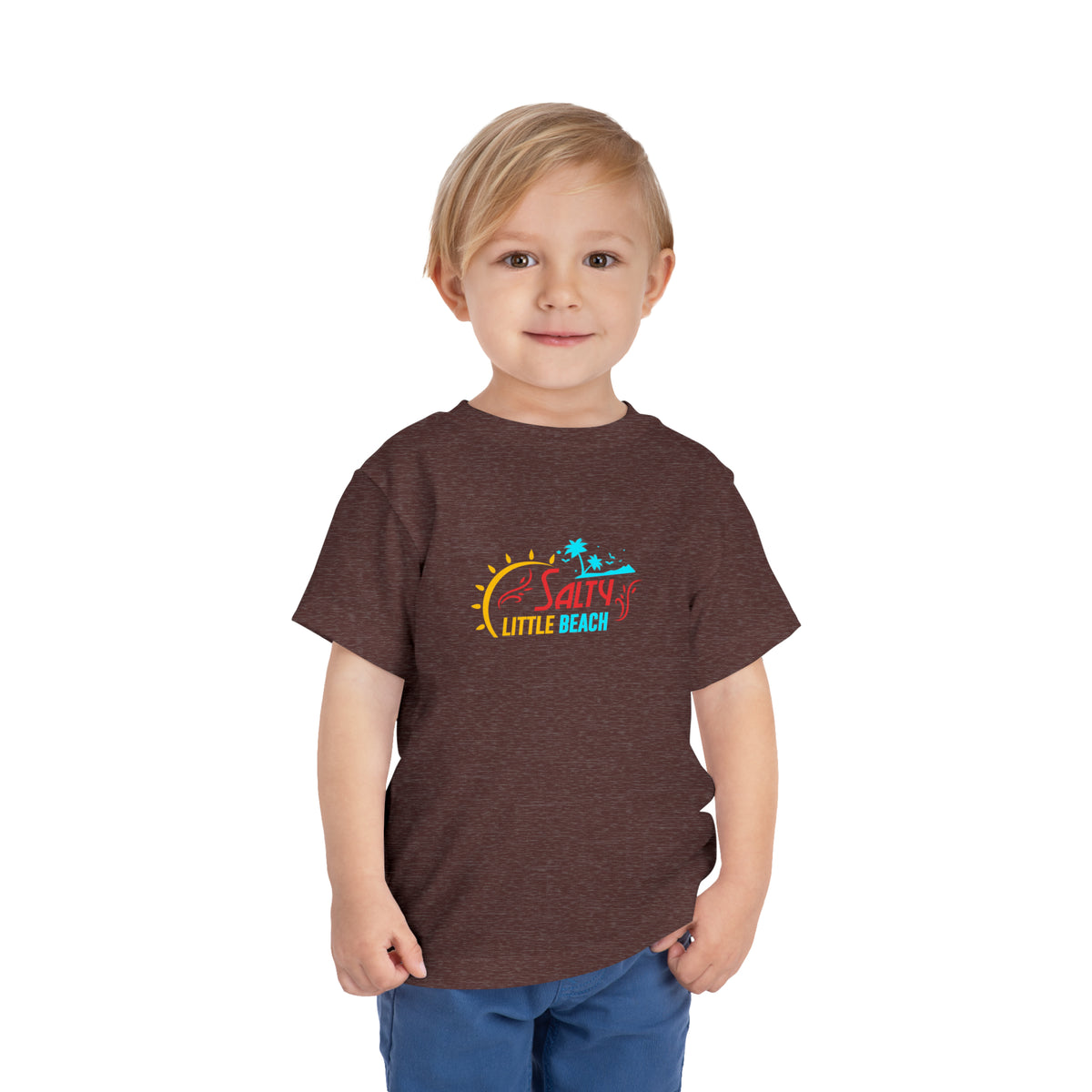 T-shirt pour tout-petits Salty Little Beach 