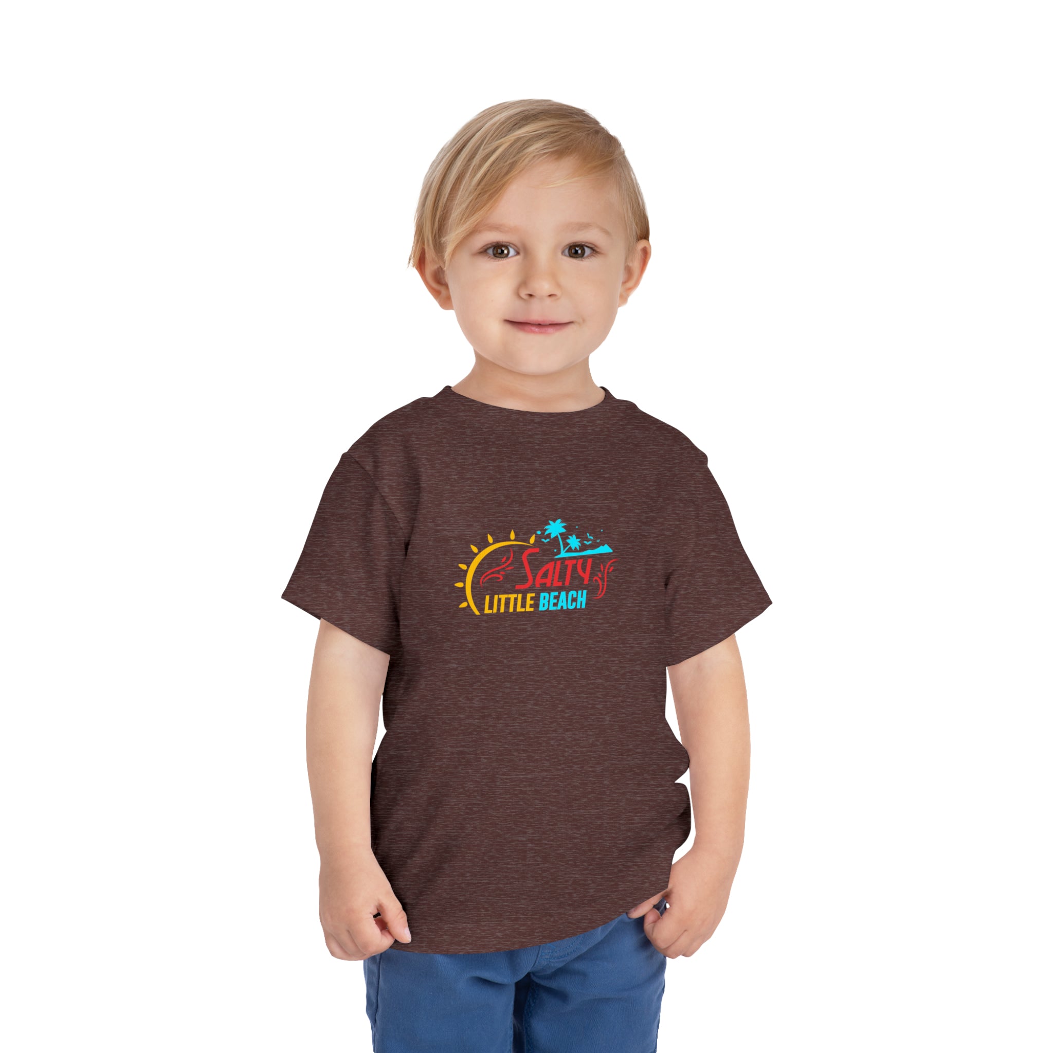T-shirt pour tout-petits Salty Little Beach 