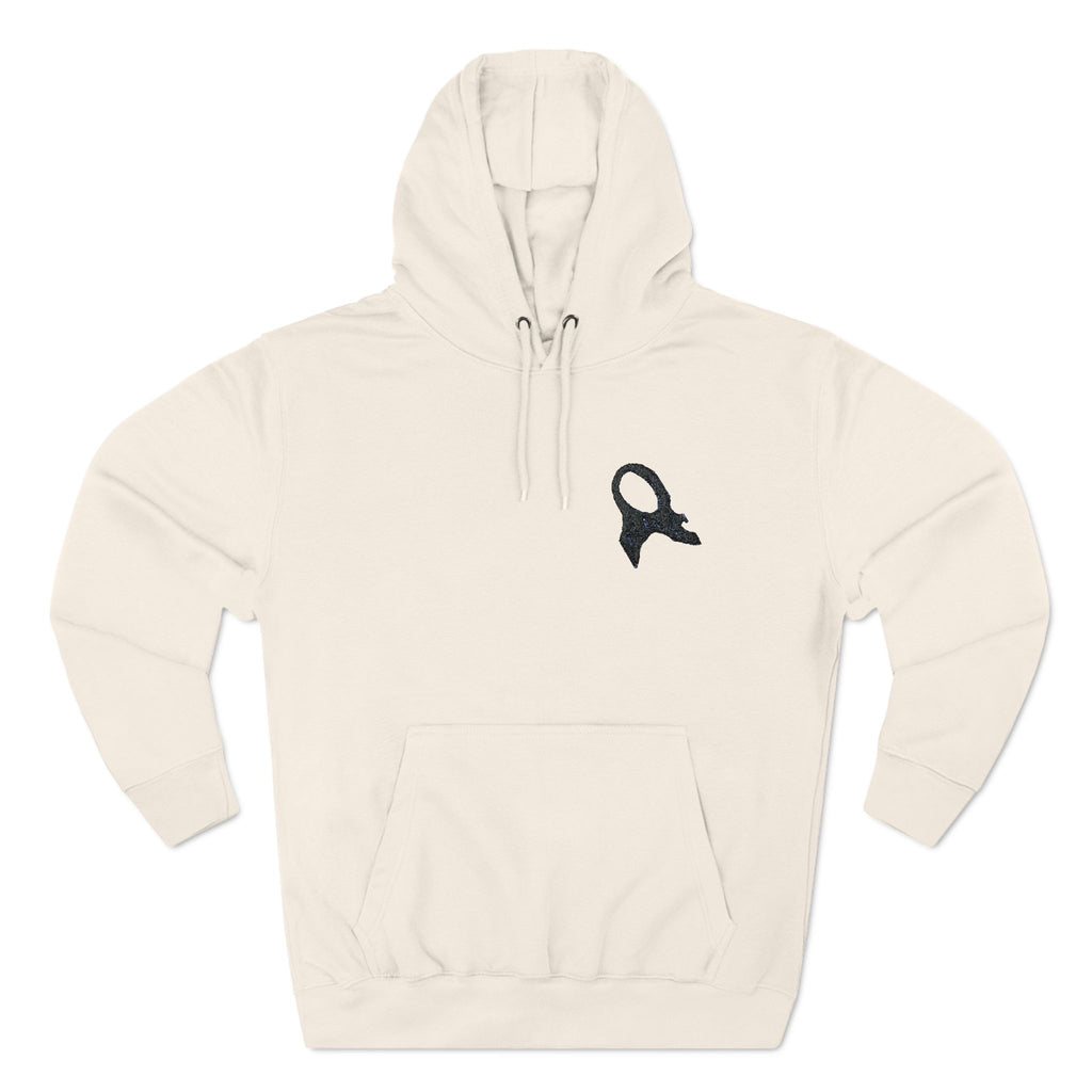 Embroidered Frc Art Three-Panel Fleece Hoodie