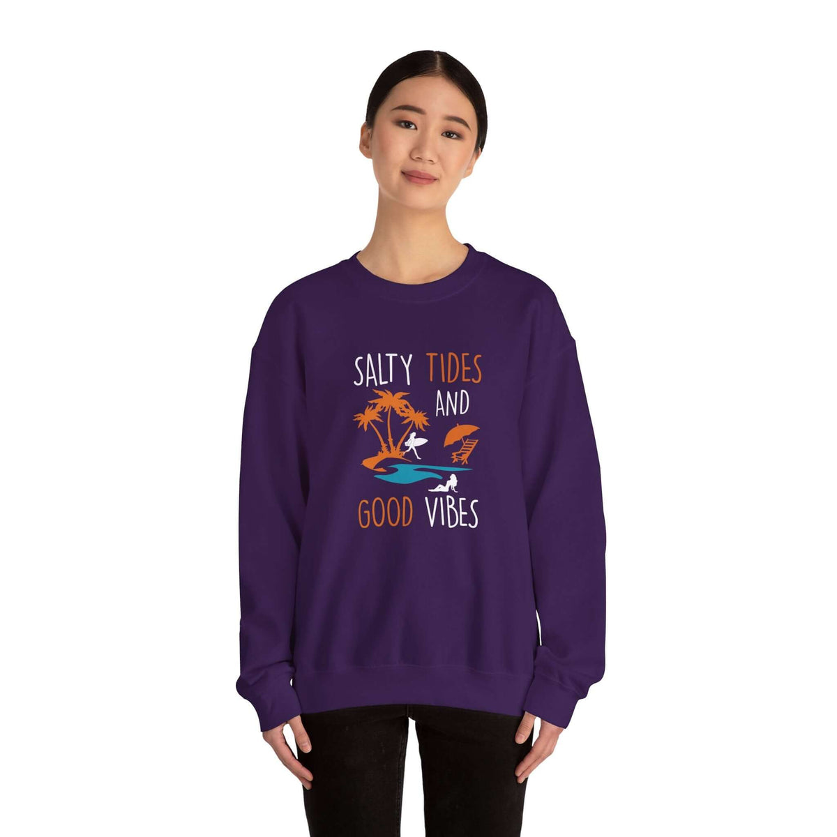 Salty Tides And Good Vibes Unisex Sweatshirt - RC’nSONS