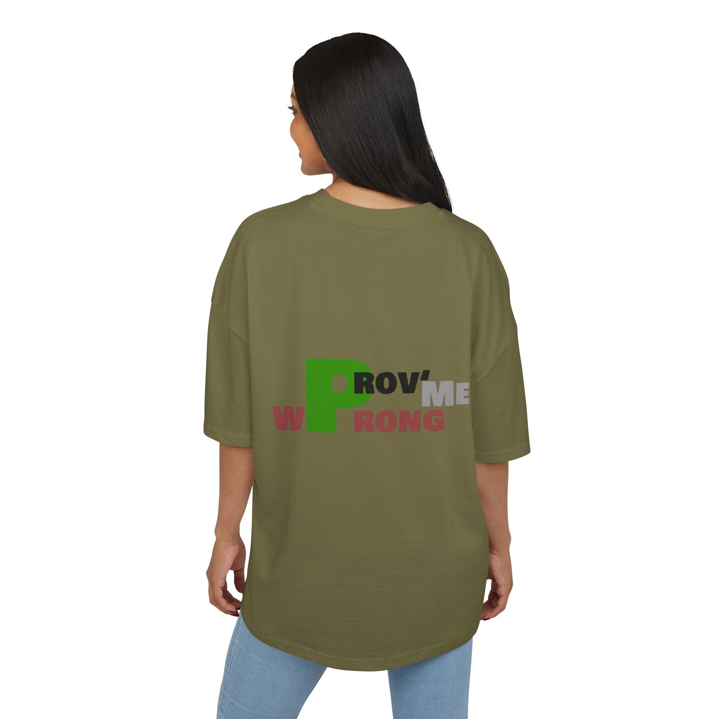 Prove Me Wrong Box Tee, Statement T-Shirt, Casual Wear, Gift for Friends, Motivational Apparel, Unisex Graphic Tee Printify