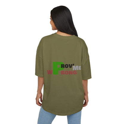 Prove Me Wrong Box Tee, Statement T-Shirt, Casual Wear, Gift for Friends, Motivational Apparel, Unisex Graphic Tee Printify