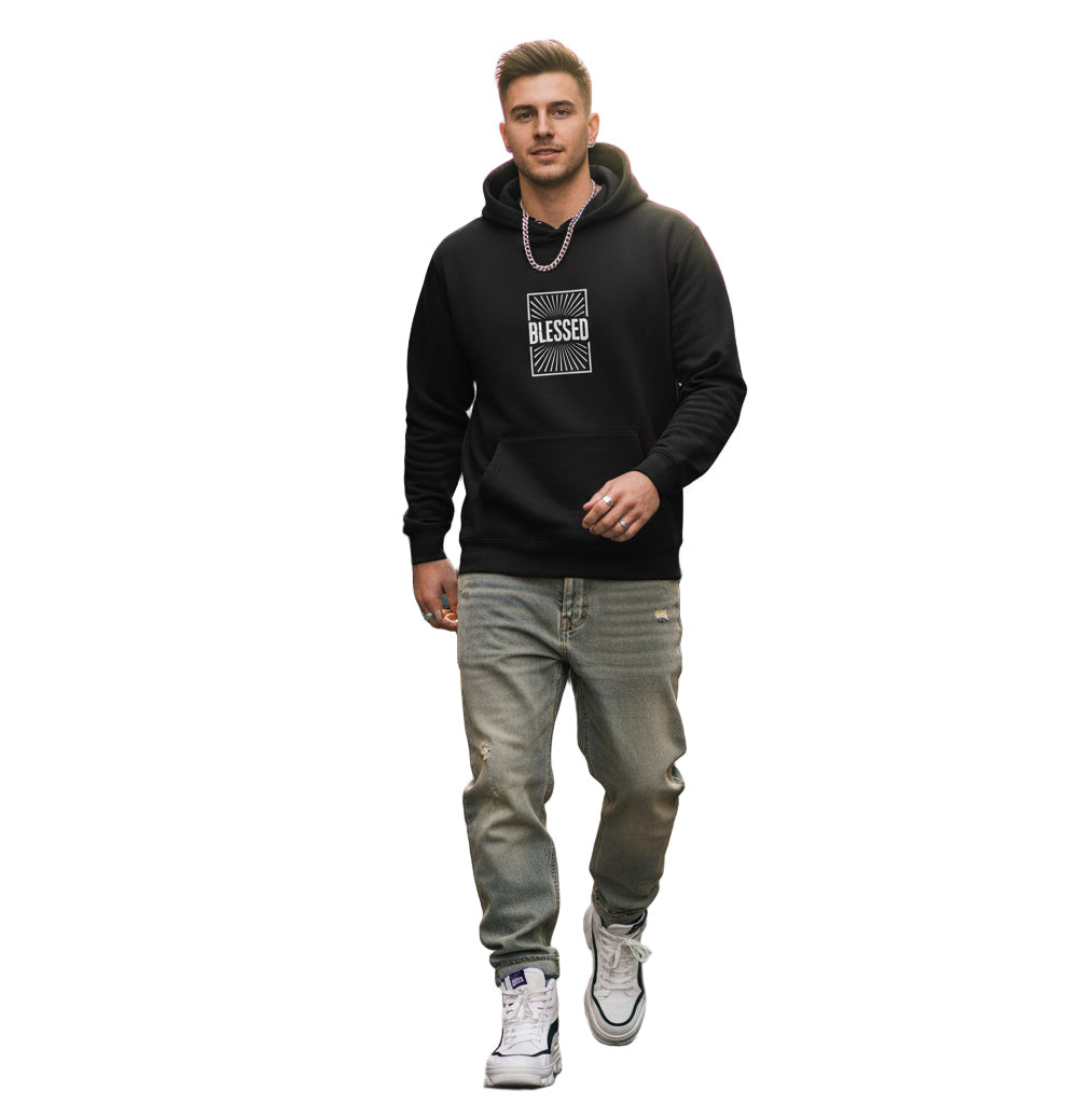 Blessed Fleece Hoodie — Three-Panel Cozy Pullover