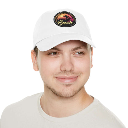 Dad Hat with Leather Patch (Round) - RC’nSONS