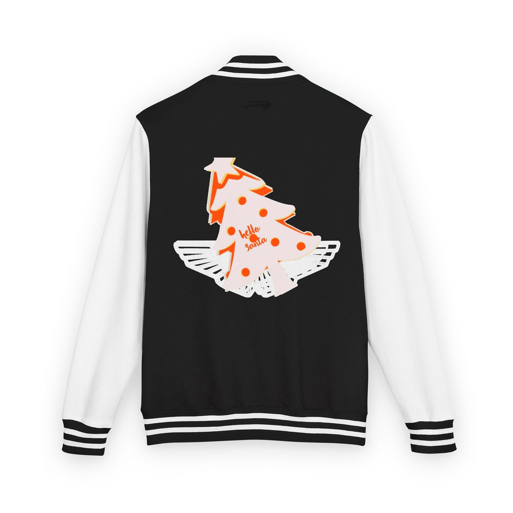 Letterman Jacket - 'hello santa' Design Printify