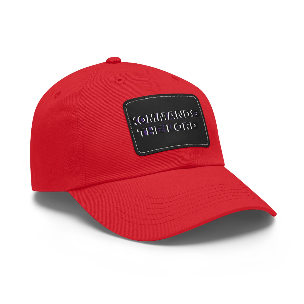 Dad Hat - Kommands The Lord Leather Patch Cap