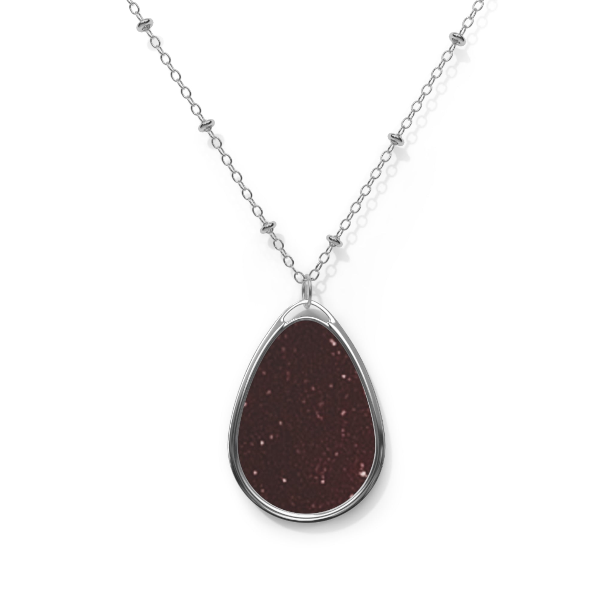 Elegant Oval Necklace - Dainty Jewelry for Everyday Wear, Minimalist Gift, Personalized Birthday Keepsake, Simple Trendy Accessory, [...] Printify