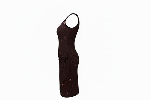 Glamorous Cosmic Racerback Dress, Women's Summer Dress, Stargazer AOP Dress, Casual Party Wear, Perfect for Festivals Printify