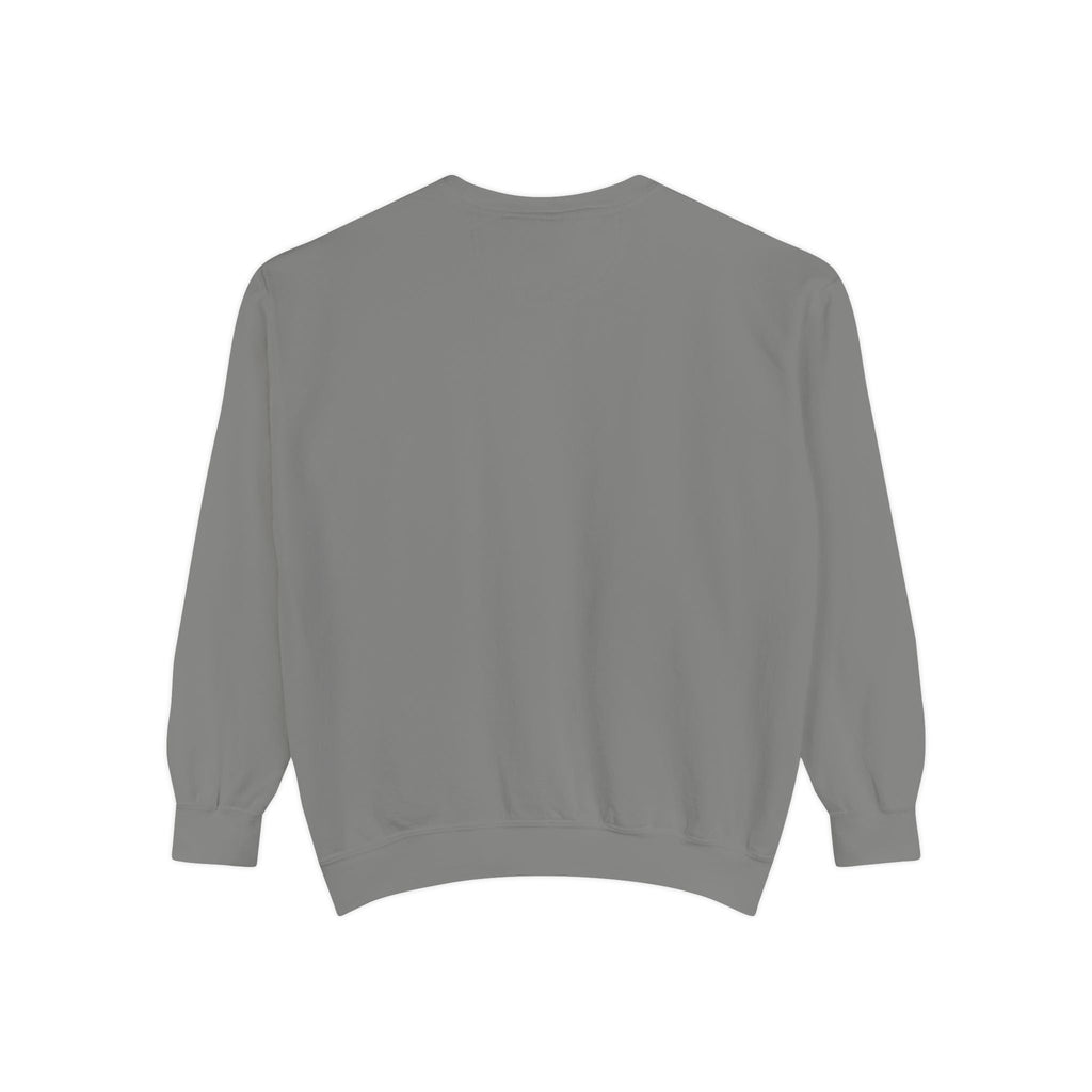 Garment-Dyed Sweatshirt, Cozy Unisex Pullover, Casual Comfortable Sweater, Perfect for Relaxing, Gift Idea for Friends and Family Printify