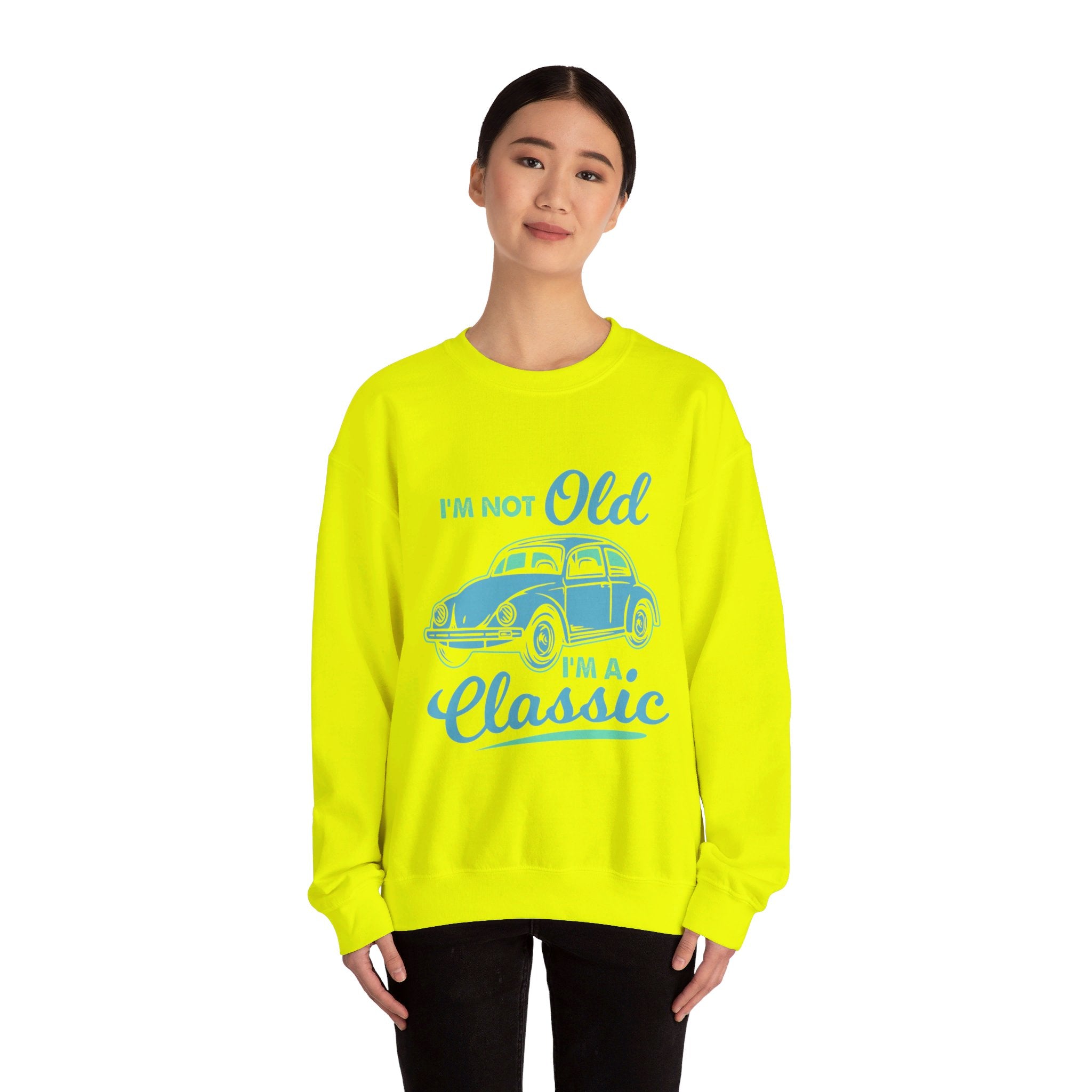 Je ne suis pas vieux, je suis un sweat-shirt unisexe classique 