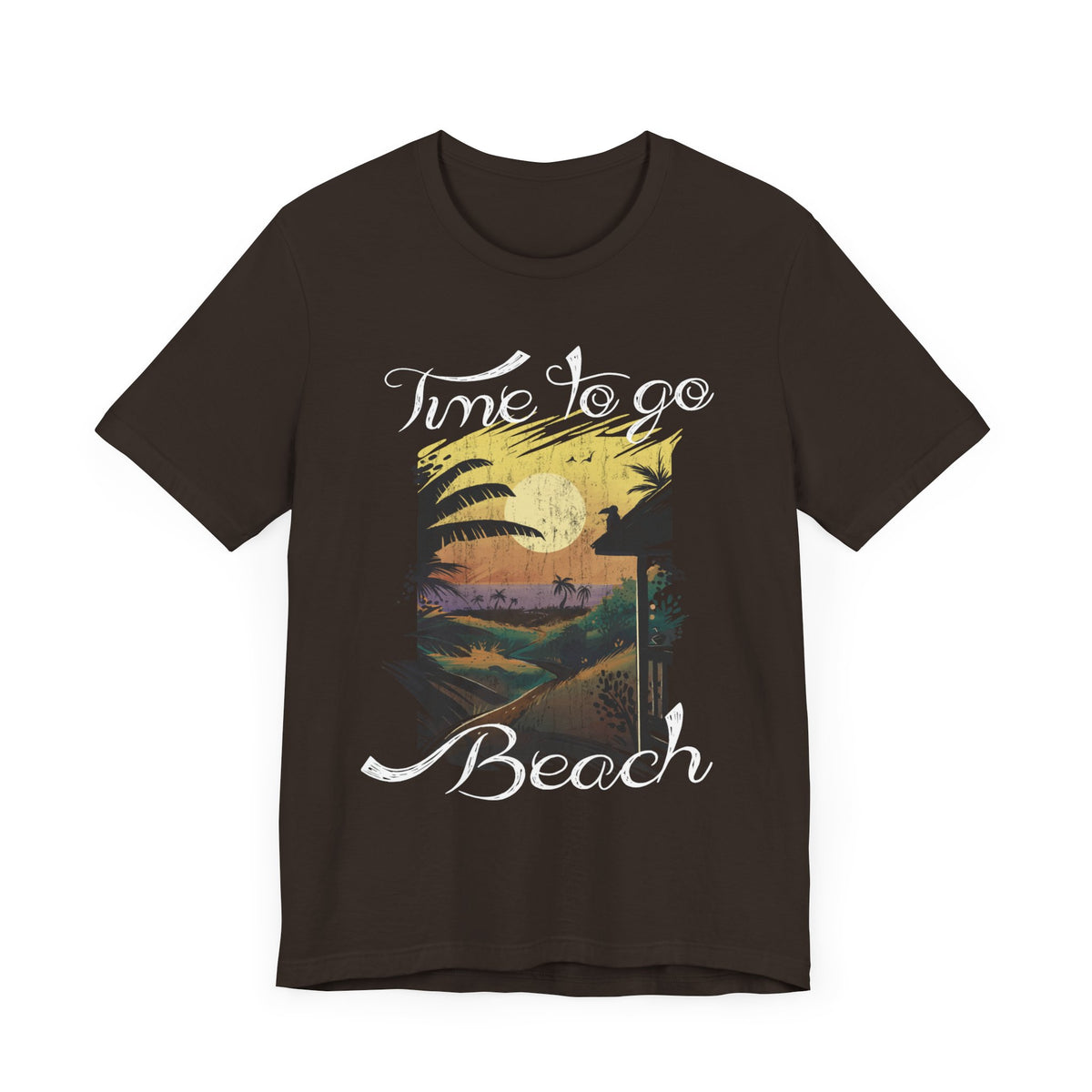 Il est temps d’aller à la plage Tee-shirt unisexe 