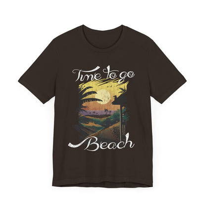 Il est temps d’aller à la plage Tee-shirt unisexe 