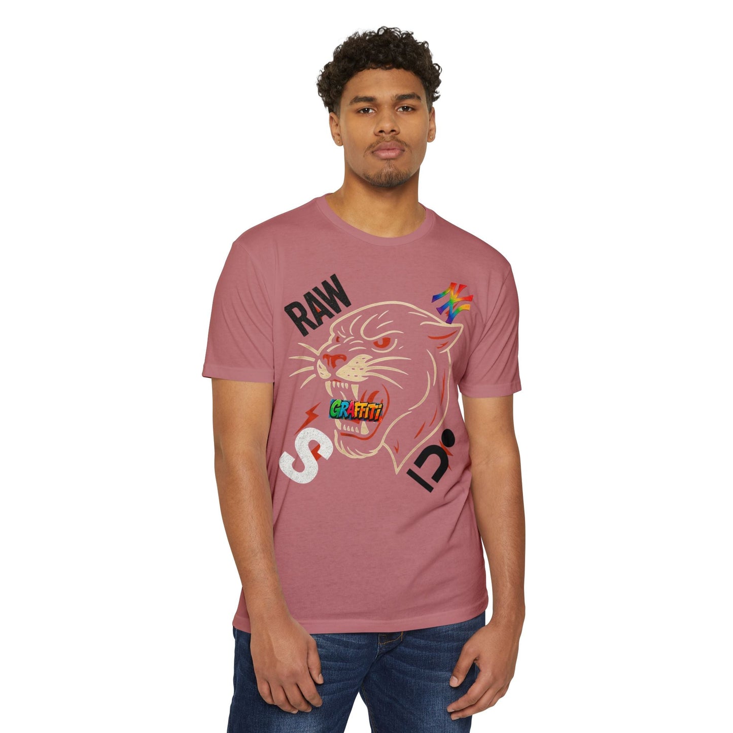 Urban Graffiti Panther T-Shirt | Cool Graphic Tee, Streetwear, Unisex Printify