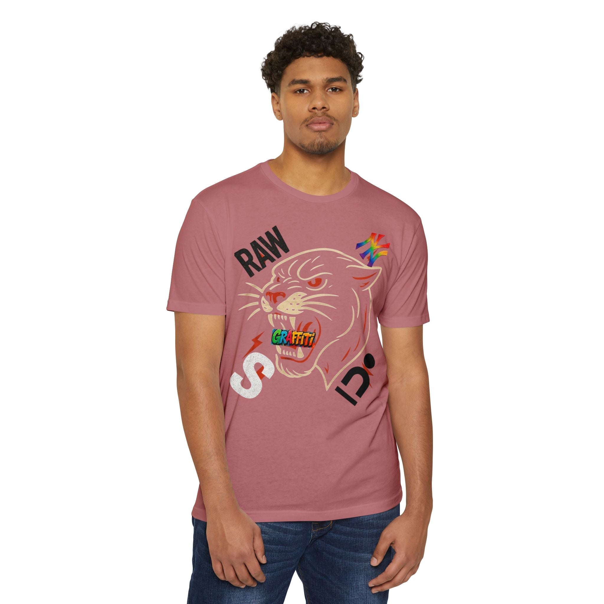 Urban Graffiti Panther T-Shirt | Cool Graphic Tee, Streetwear, Unisex Printify