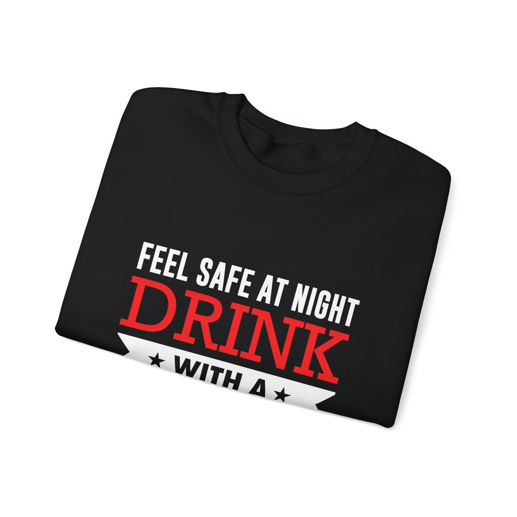 Sentez-vous en sécurité la nuit, buvez un sweat-shirt unisexe 