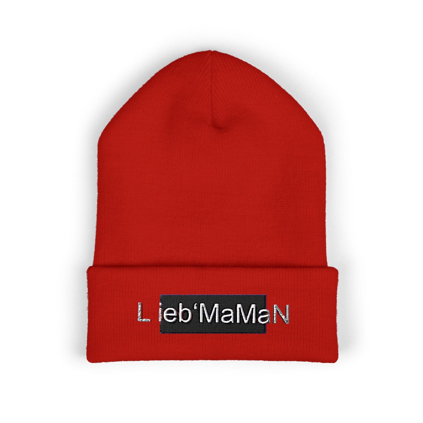 Beanie Hat with Lieb MaMaN Embroidery