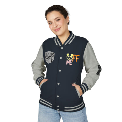 Unisex Heavyweight Letterman Jacket - Fun Panda Graphic Design
