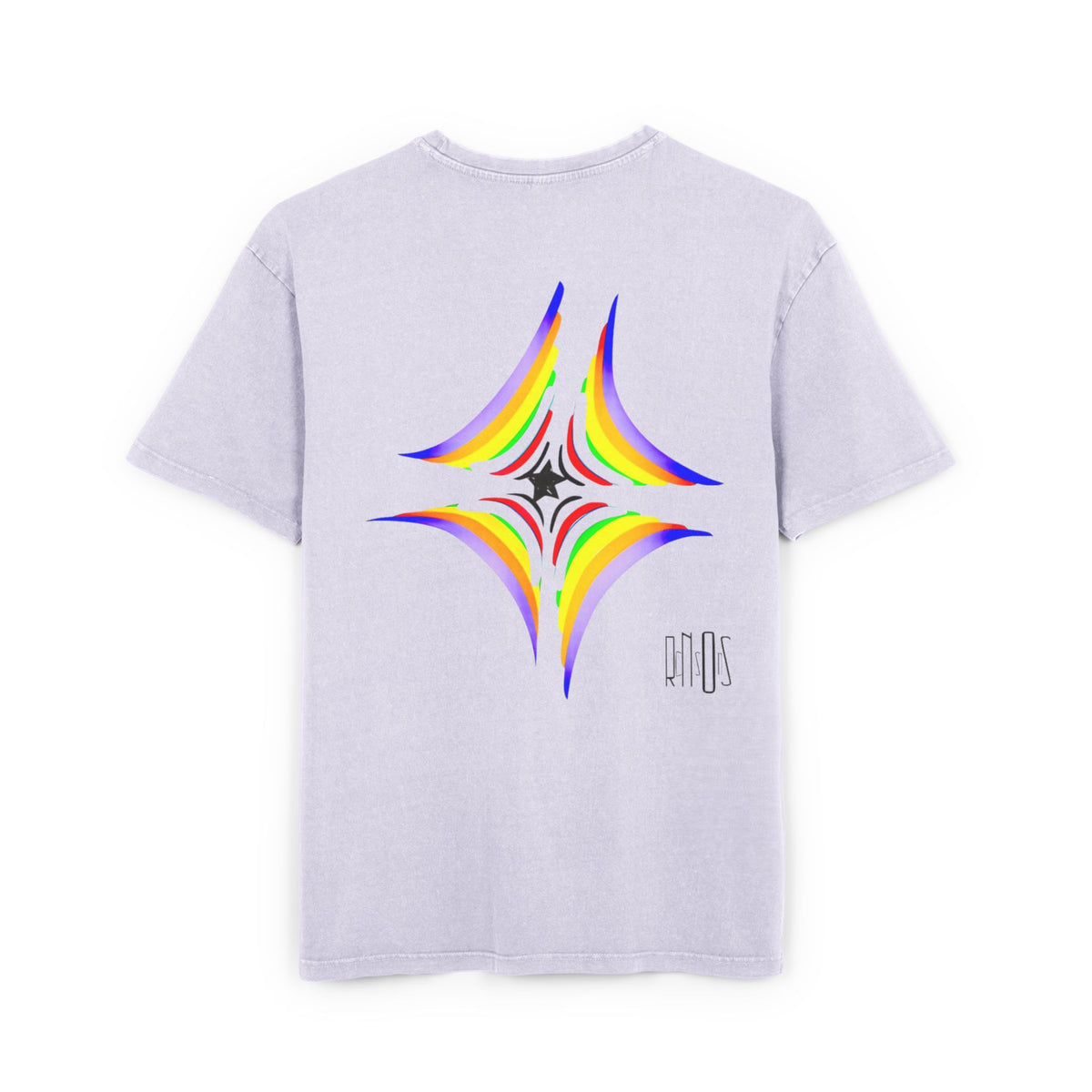 Acid Washed Heavy Oversize Tee-Inner core design