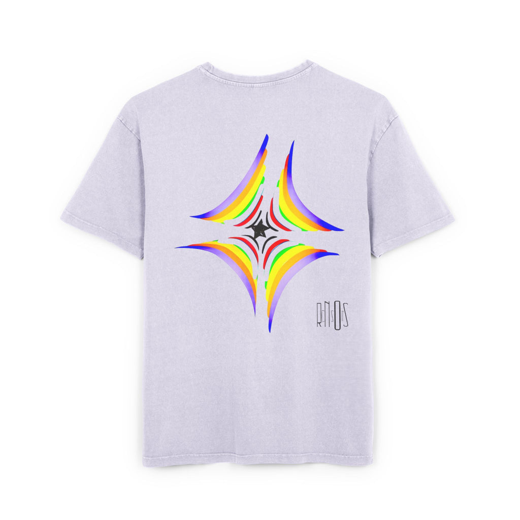 Acid Washed Heavy Oversize Tee-Inner core design