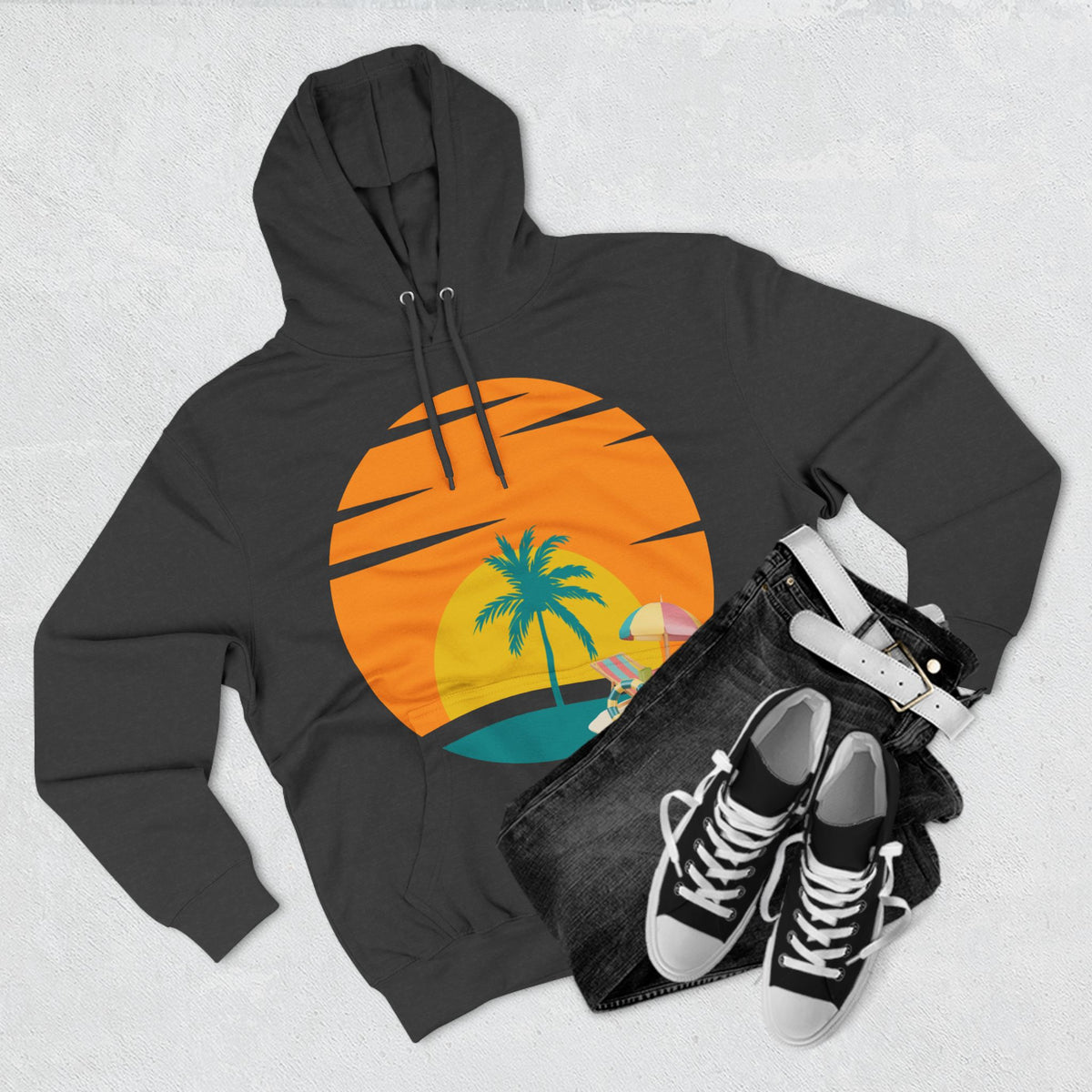 Fleece Hoodie - 'iland' Design