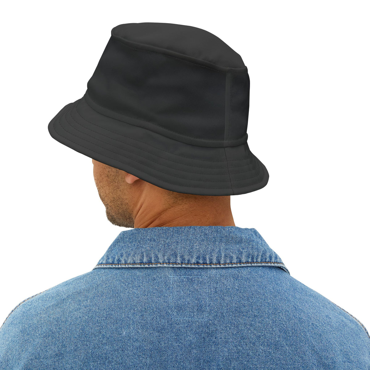 Stylish Black Bucket Hat for All Seasons
