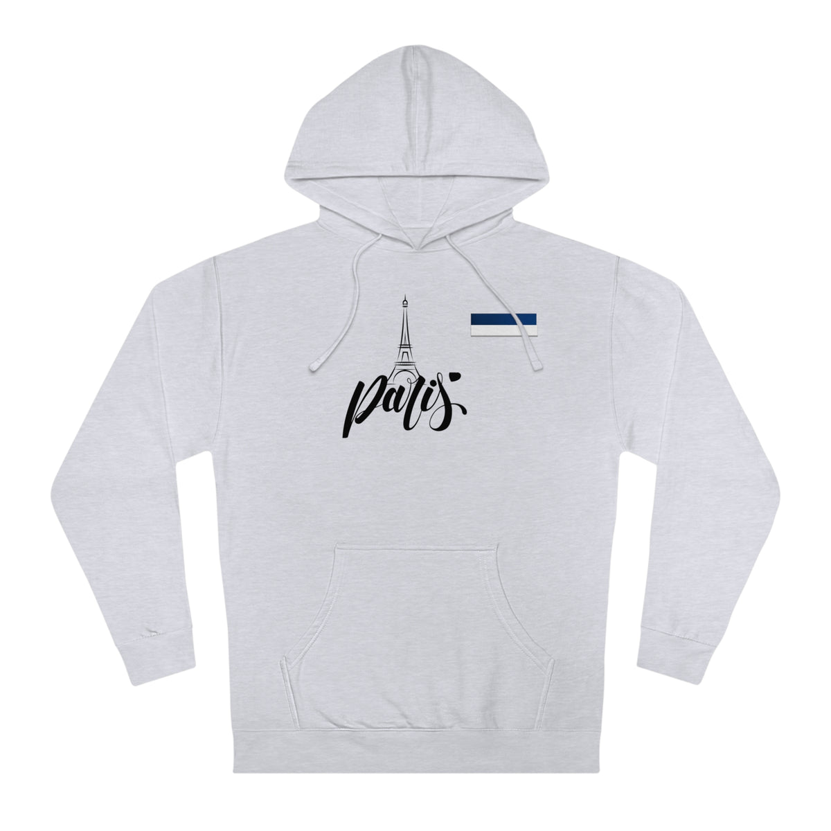 Paris Unisex Hoodie Sweatshirt - Eiffel Tower Design