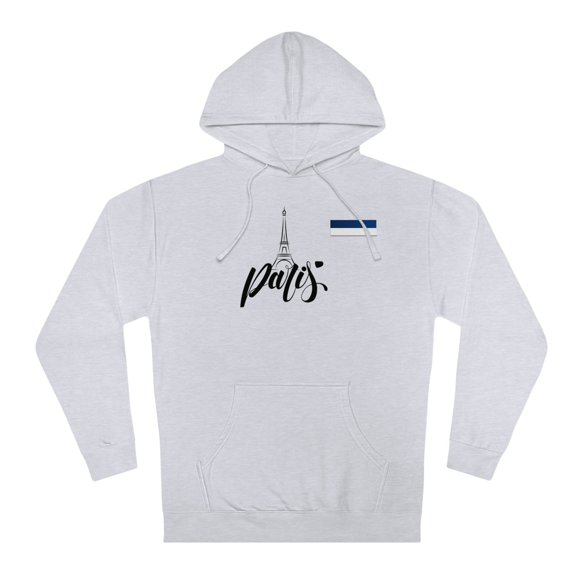 Paris Unisex Hoodie Sweatshirt - Eiffel Tower Design
