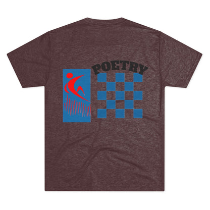 Poetry Inspired Unisex Tri-Blend Crew Tee - Soft Casual Wear for Artistic Souls, Perfect for Poetry Lovers, Gift for Writers, Creative [...] Printify