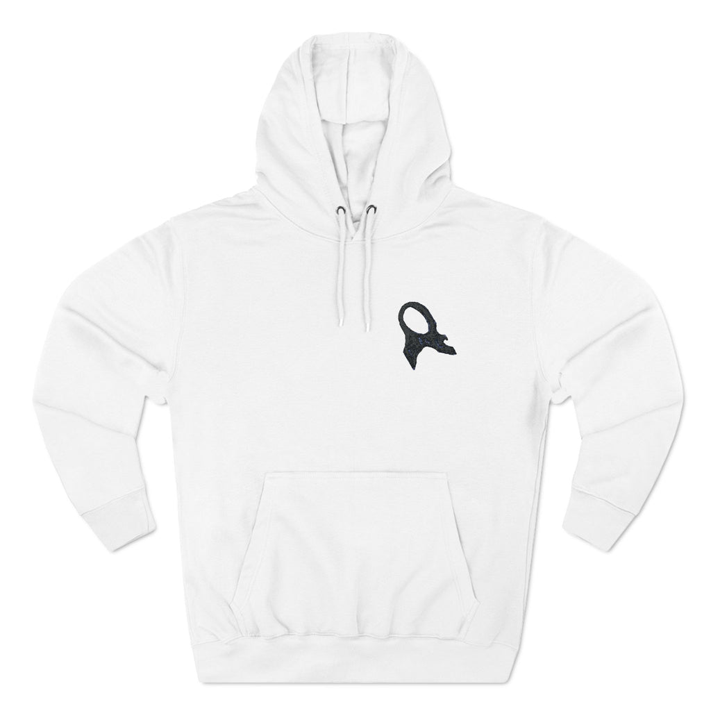 Embroidered Frc Art Three-Panel Fleece Hoodie
