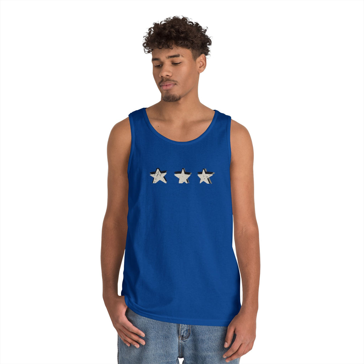 3 Star Heavy Cotton Tank Top
