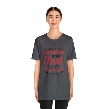 I Can Do All Things Trough Christ Unisex Tee - RC’nSONS