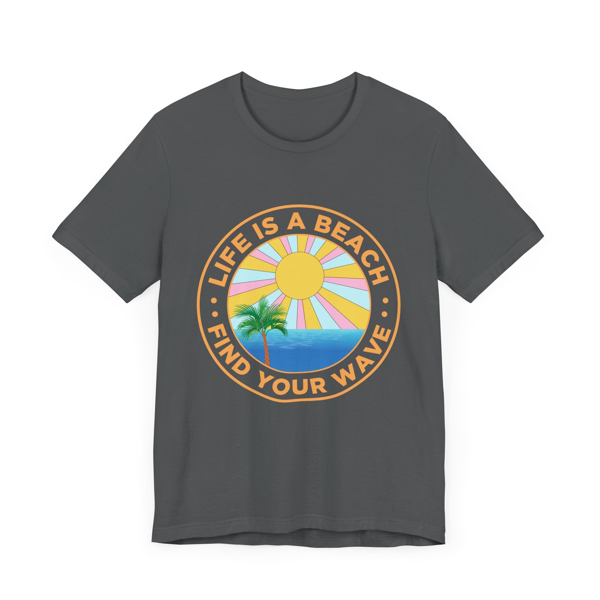 La vie est un tee-shirt unisexe de plage 