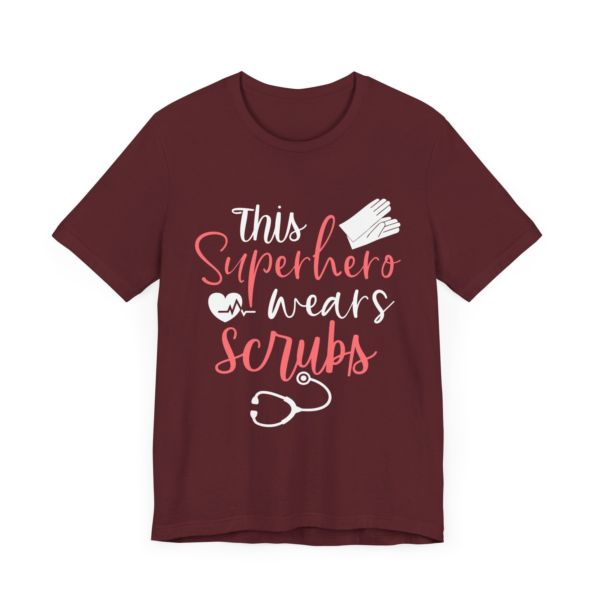 Ce super-héros porte un tee-shirt unisexe Scrubs 