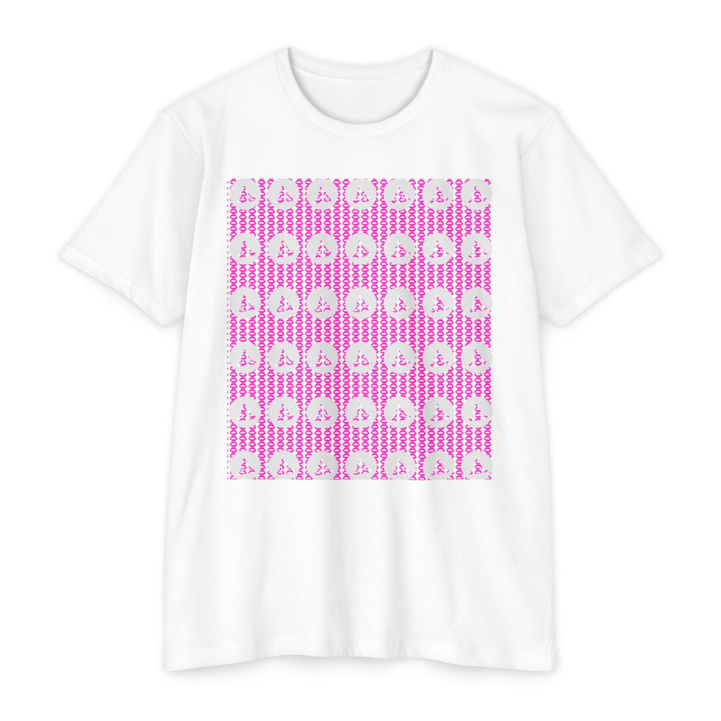 Chic Pink Pattern Unisex T-Shirt, Casual Wear, Trendy Shirt, Gift for Her, Summer Fashion, Everyday Style Printify