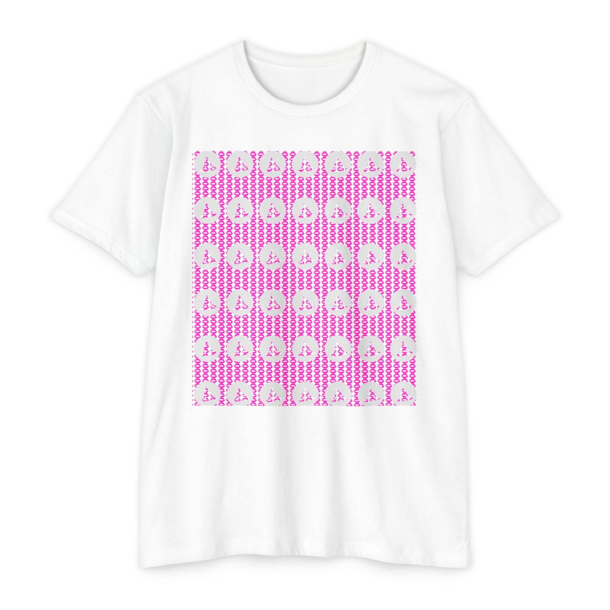 Chic Pink Pattern Unisex T-Shirt, Casual Wear, Trendy Shirt, Gift for Her, Summer Fashion, Everyday Style Printify