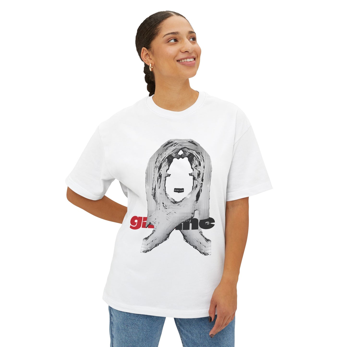 Oversized Boxy Tee - Unique Gine Design