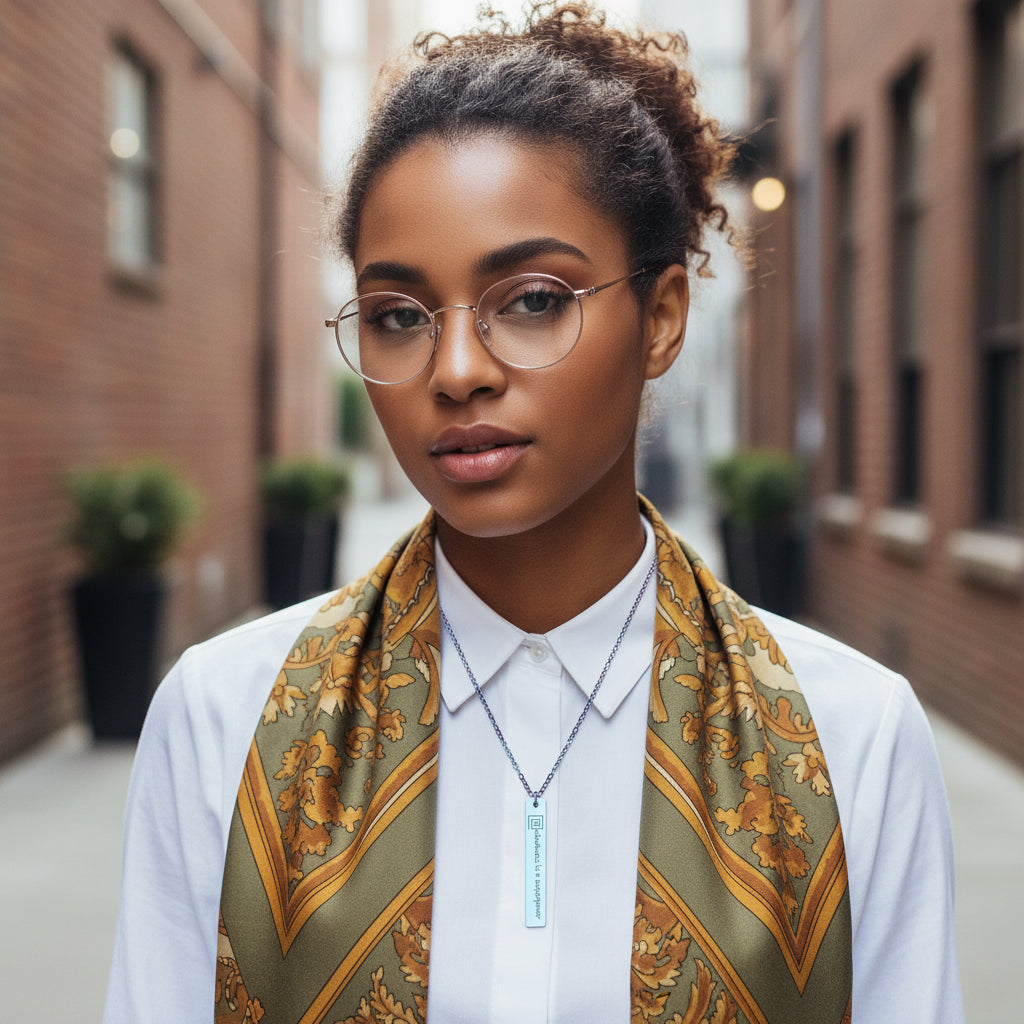 Necklace - Kindness is a Super Power - Engraving Printify