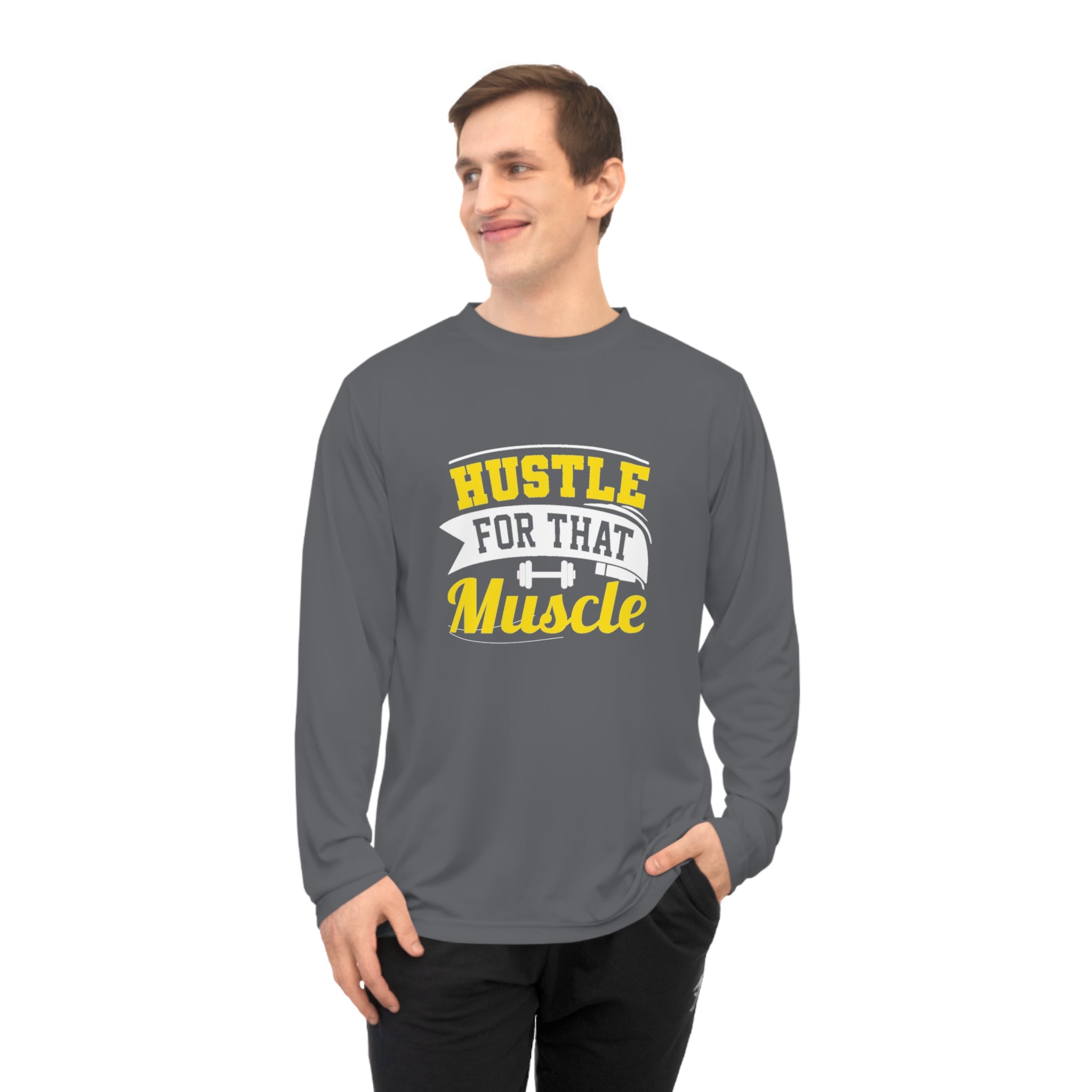 Hustle For That Muscle Long Sleeve