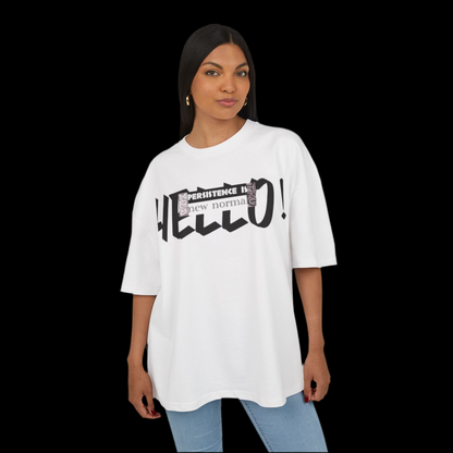 Hello! Persistence is the New Norma Unisex Box Tee Printify