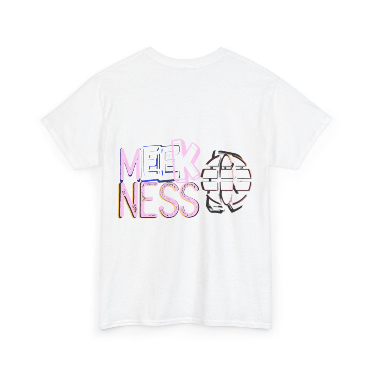 Unisex Heavy Cotton Tee - 'MEEKNESS' Graphic Shirt for Casual Wear