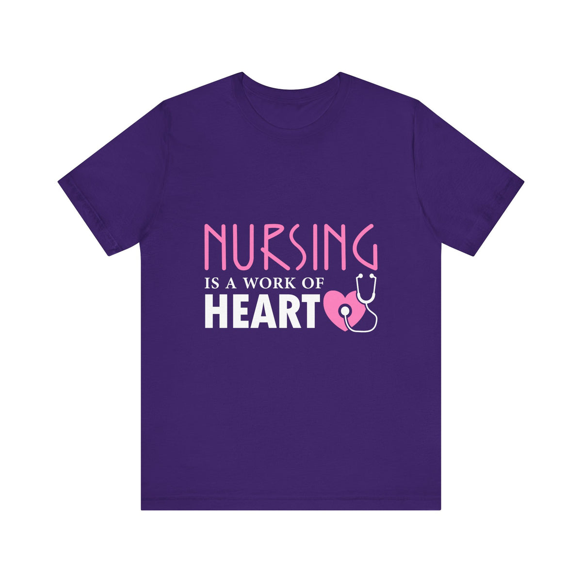 Nursing Is A Work Of Heart Unisex Tee