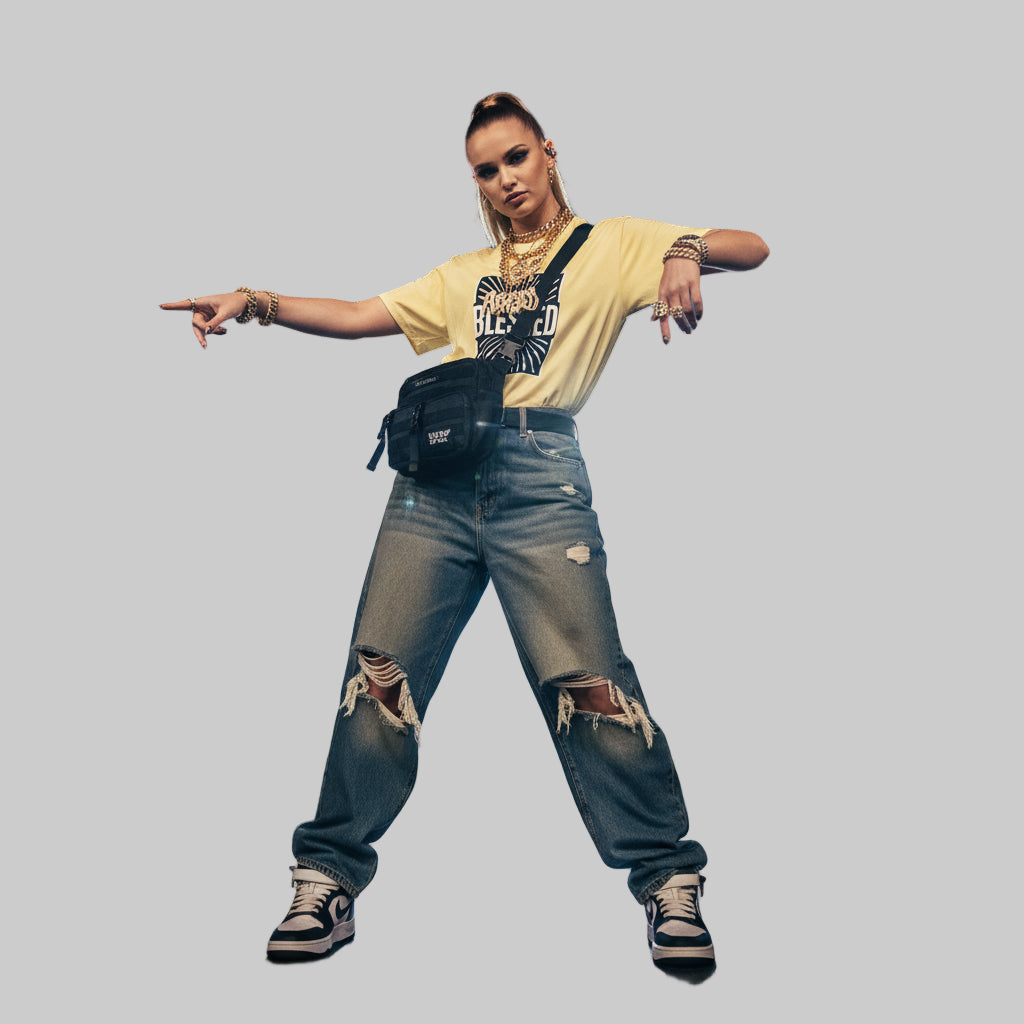 Blessed T-Shirt — 'blessed' Script Graphic Christian Tee