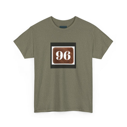 Vintage Style Unisex Heavy Cotton Tee - Classic 96 Design