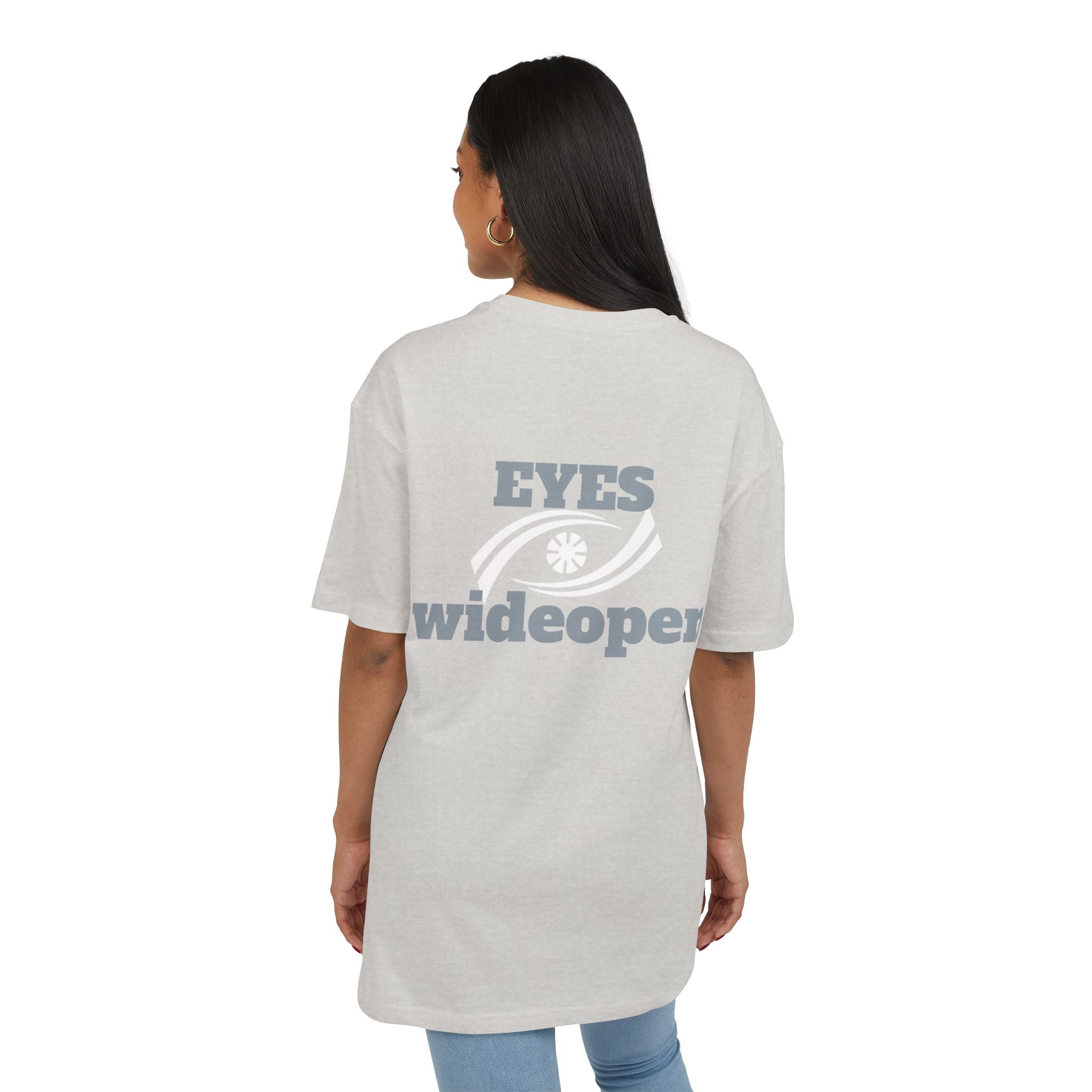 Oversized Graphic Tee - 'EYES wideopen' Statement Shirt, Casual Wear, Street Style, Gift for Trendsetters, Everyday Comfort Printify