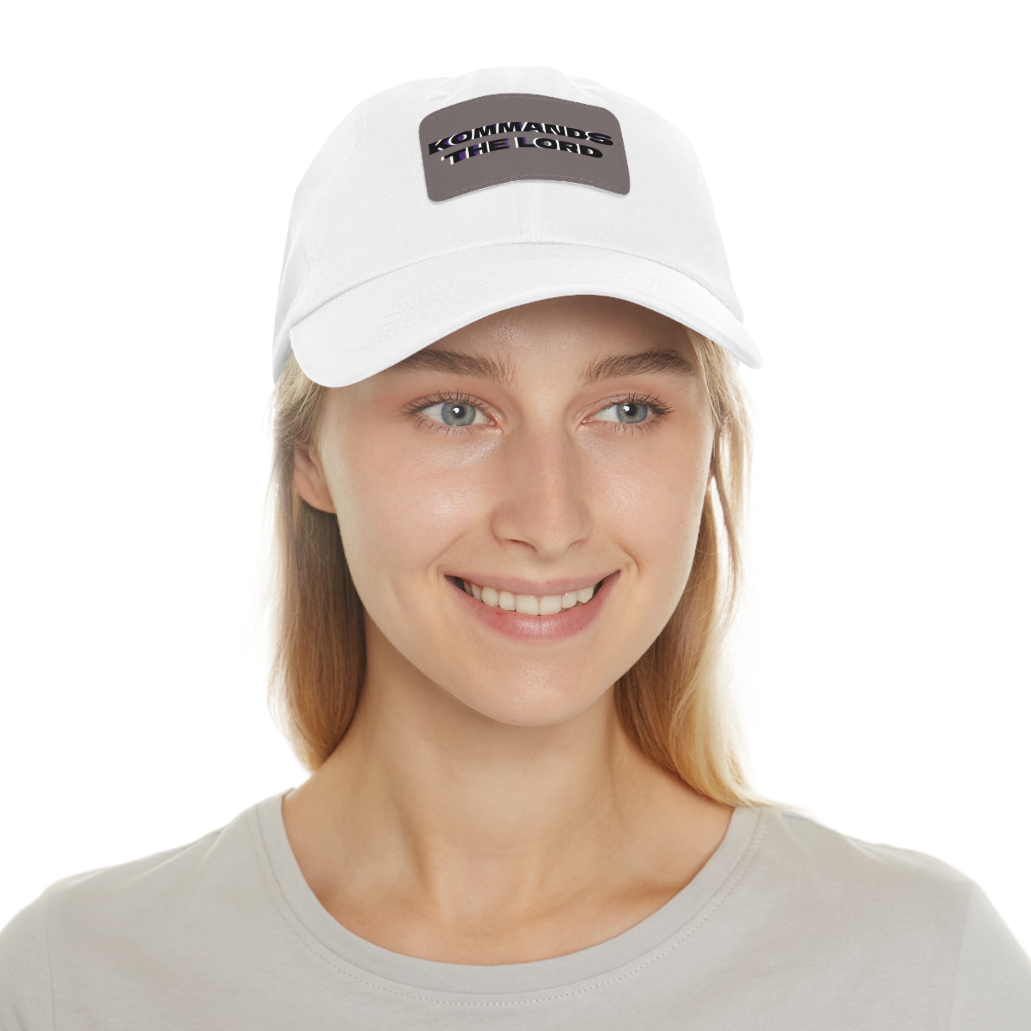 Dad Hat - Kommands The Lord Leather Patch Cap