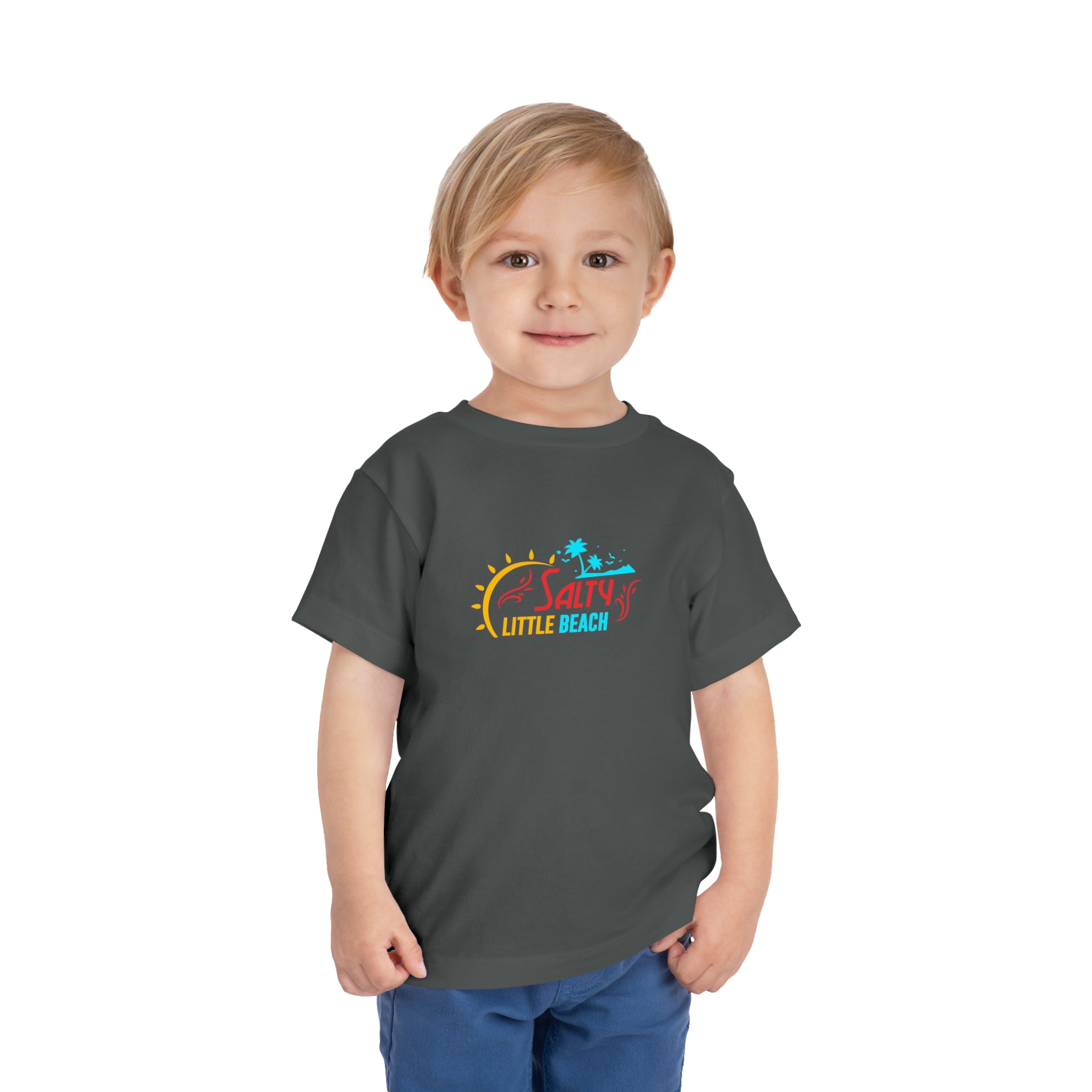 T-shirt pour tout-petits Salty Little Beach 
