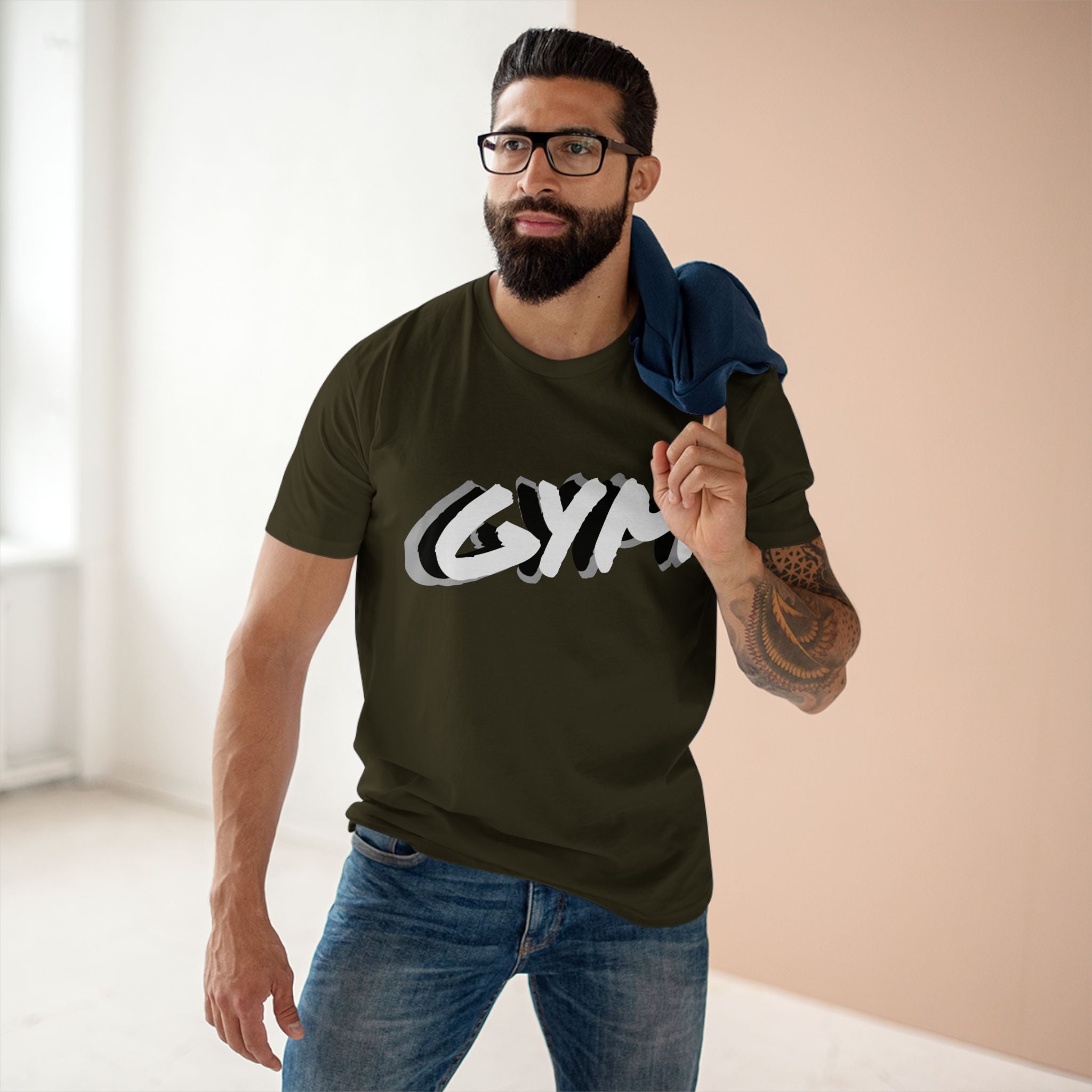 Gym Motivational Adult Staple Tee - Comfortable Workout Shirt
