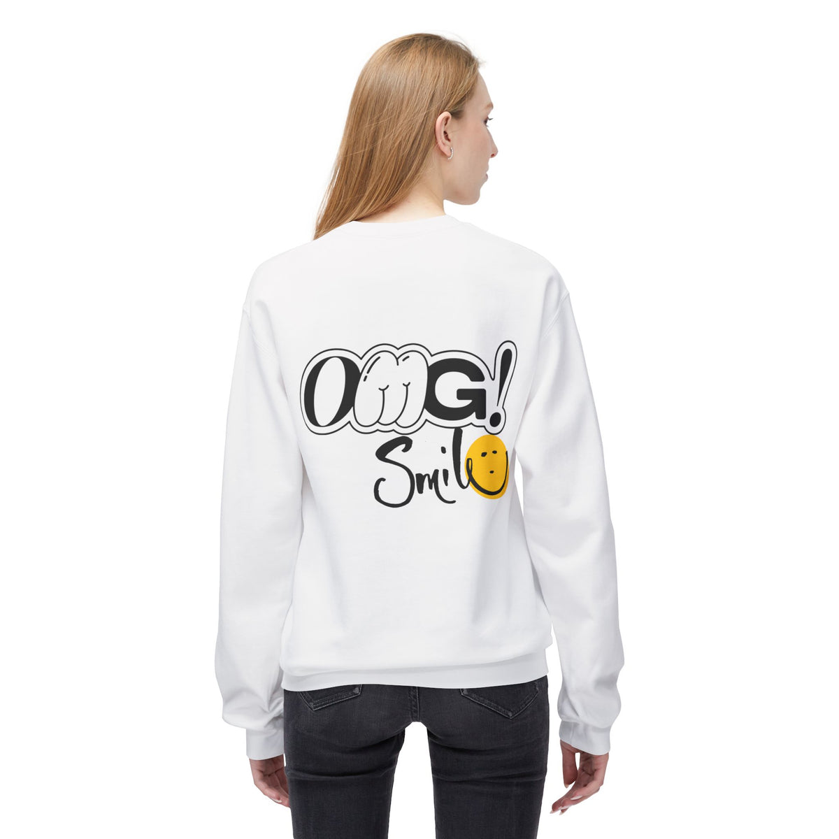 OMG!Smile Softstyle  Crewneck Sweatshirt