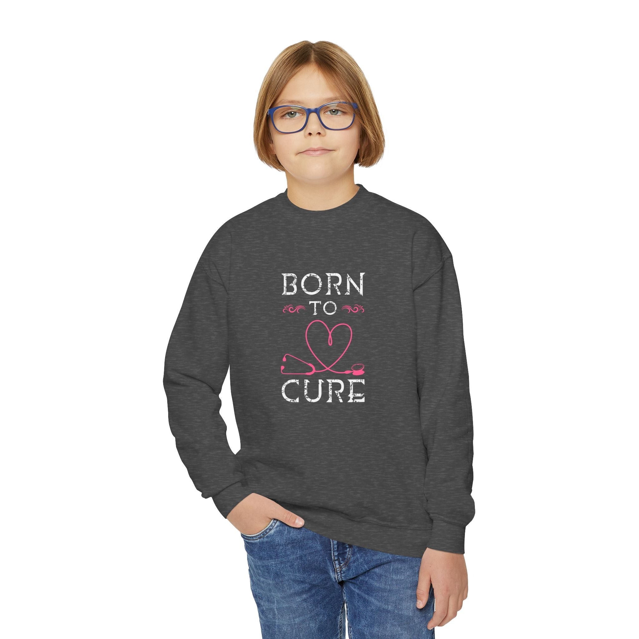 Born To Cure Sweatshirt Printify